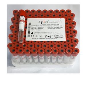 TUBO AL VACIO TAPA ROJA